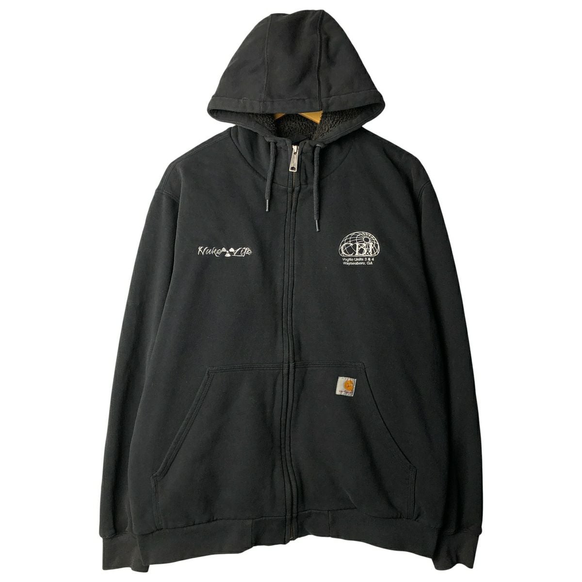 古着 カーハート Carhartt スウェットフルジップパーカー メンズL相当
