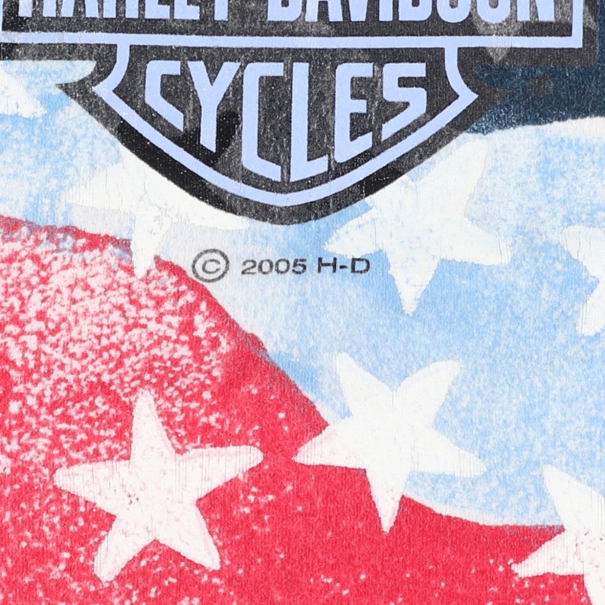 古着 00年代 ハーレーダビッドソン Harley-Davidson 星条旗柄 オール