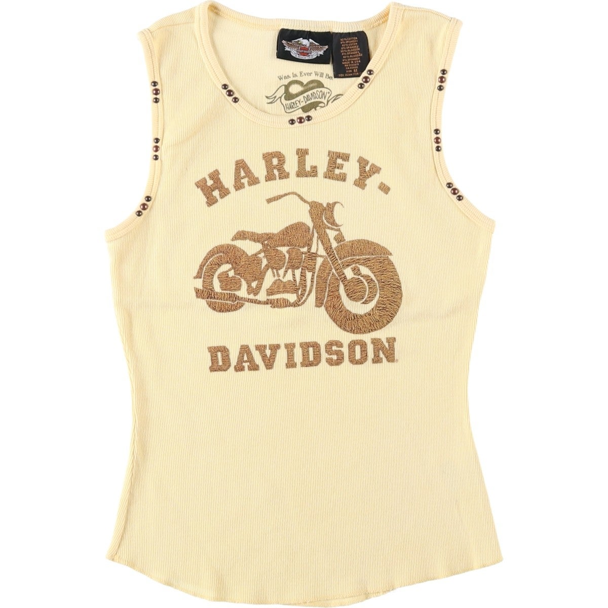 古着 ハーレーダビッドソン Harley-Davidson スタッズ付き モーター