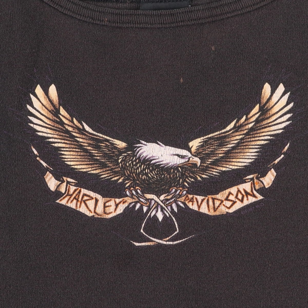 古着 ハーレーダビッドソン Harley-Davidson 鷲柄 イーグル柄