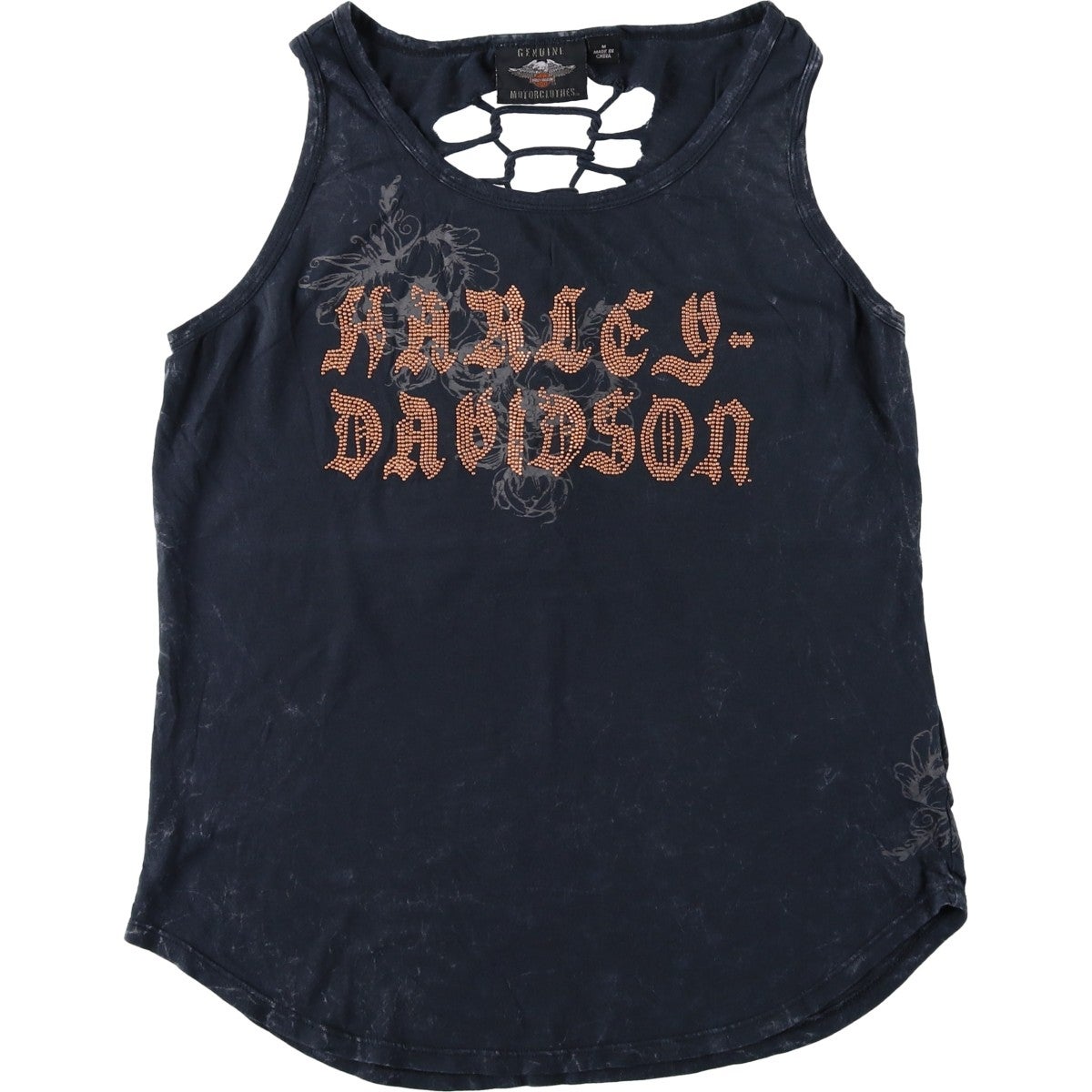 古着 ハーレーダビッドソン Harley-Davidson ラインストーン付き