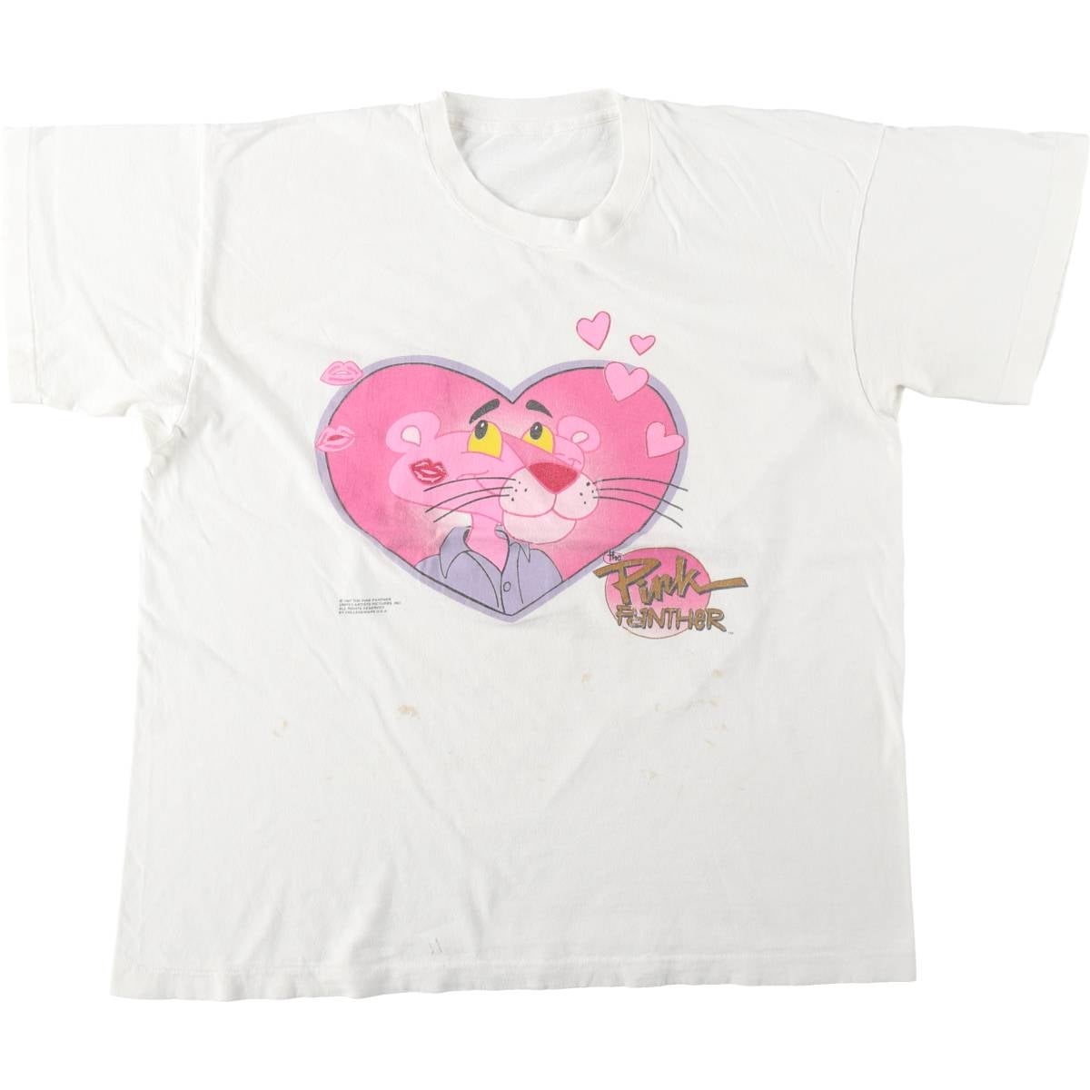 古着 90年代 PINK PANTHER ピンクパンサー キャラクタープリントT