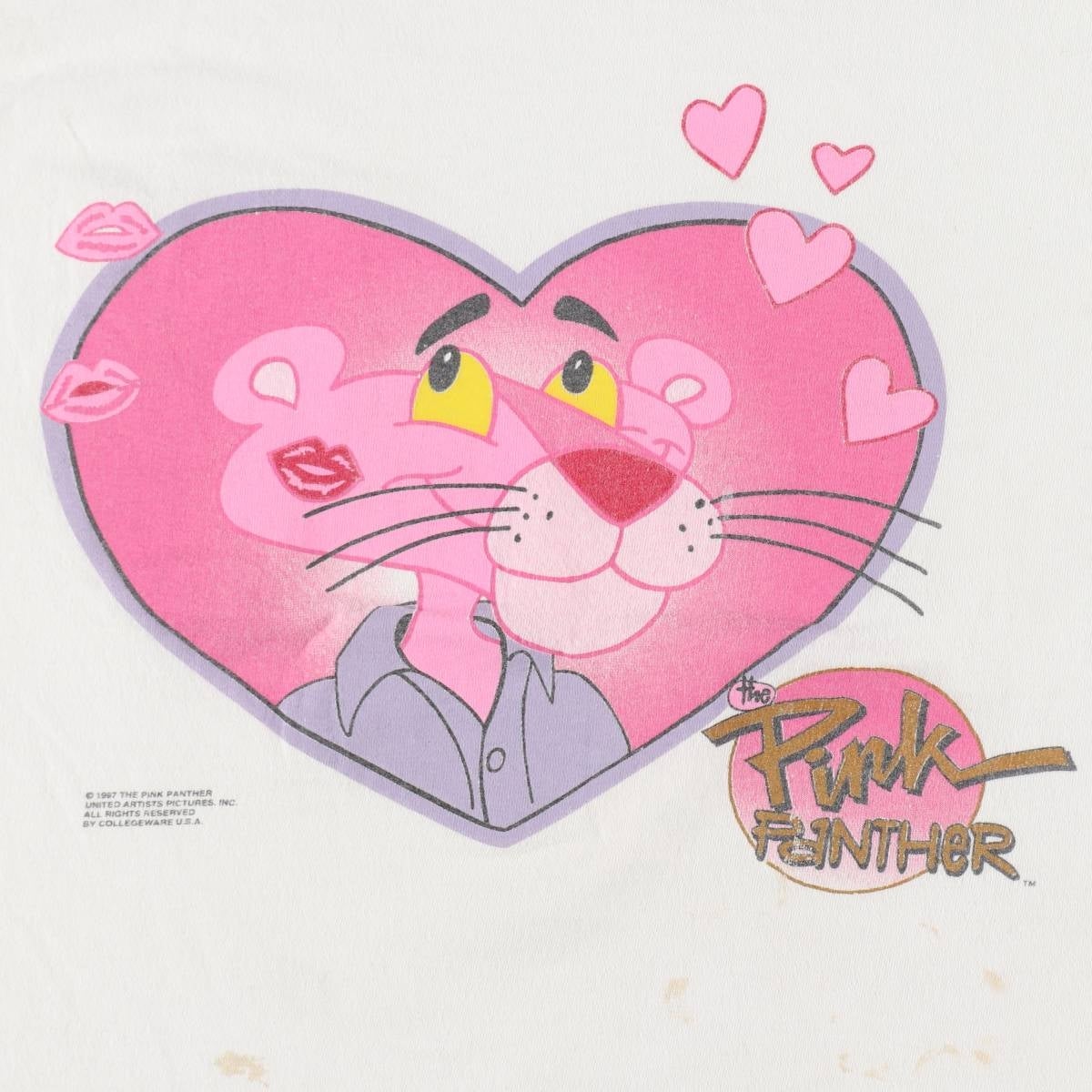 古着 90年代 PINK PANTHER ピンクパンサー キャラクタープリントT