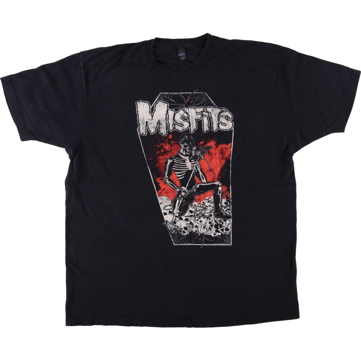 古着 タルテックス TULTEX MISFITS ミスフィッツ ドクロ柄 スカル柄