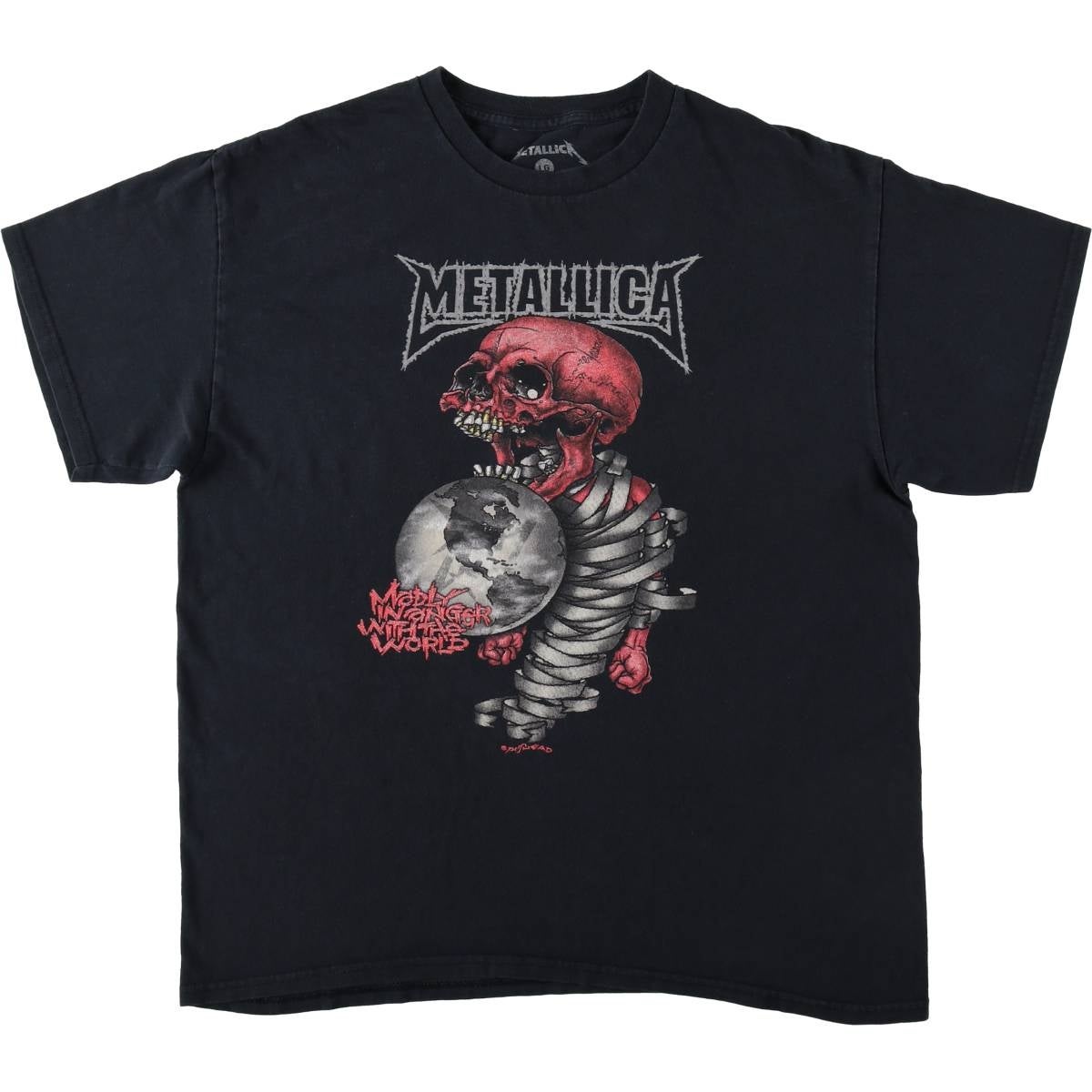 メタリカ　Tシャツ　古着 古着 METALLICA メタリカ バンドTシャツ バンT メンズM相当 /eaa646840