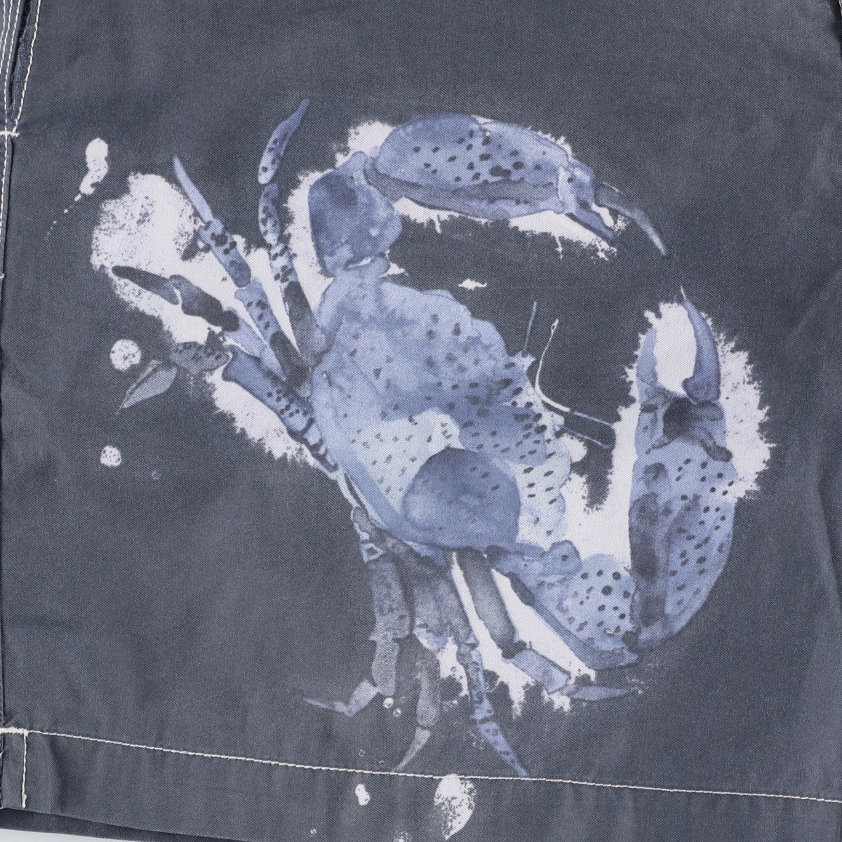 古着 ラルフローレン Ralph Lauren 蟹柄 スイムショーツ ショート