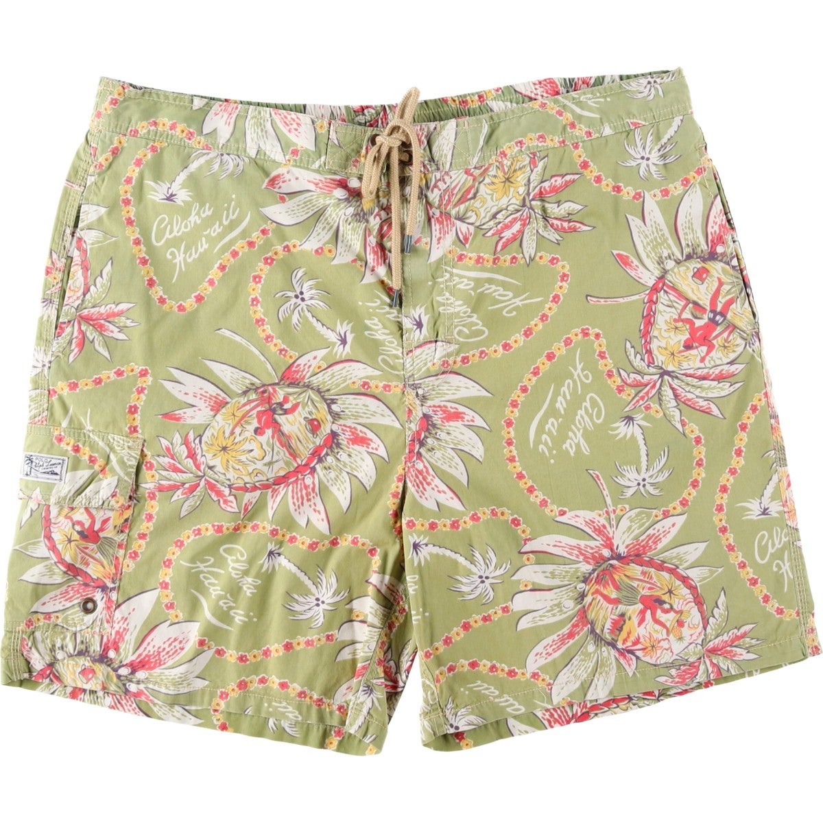 古着 ラルフローレン Ralph Lauren 総柄 花柄 スイムショーツ ショート
