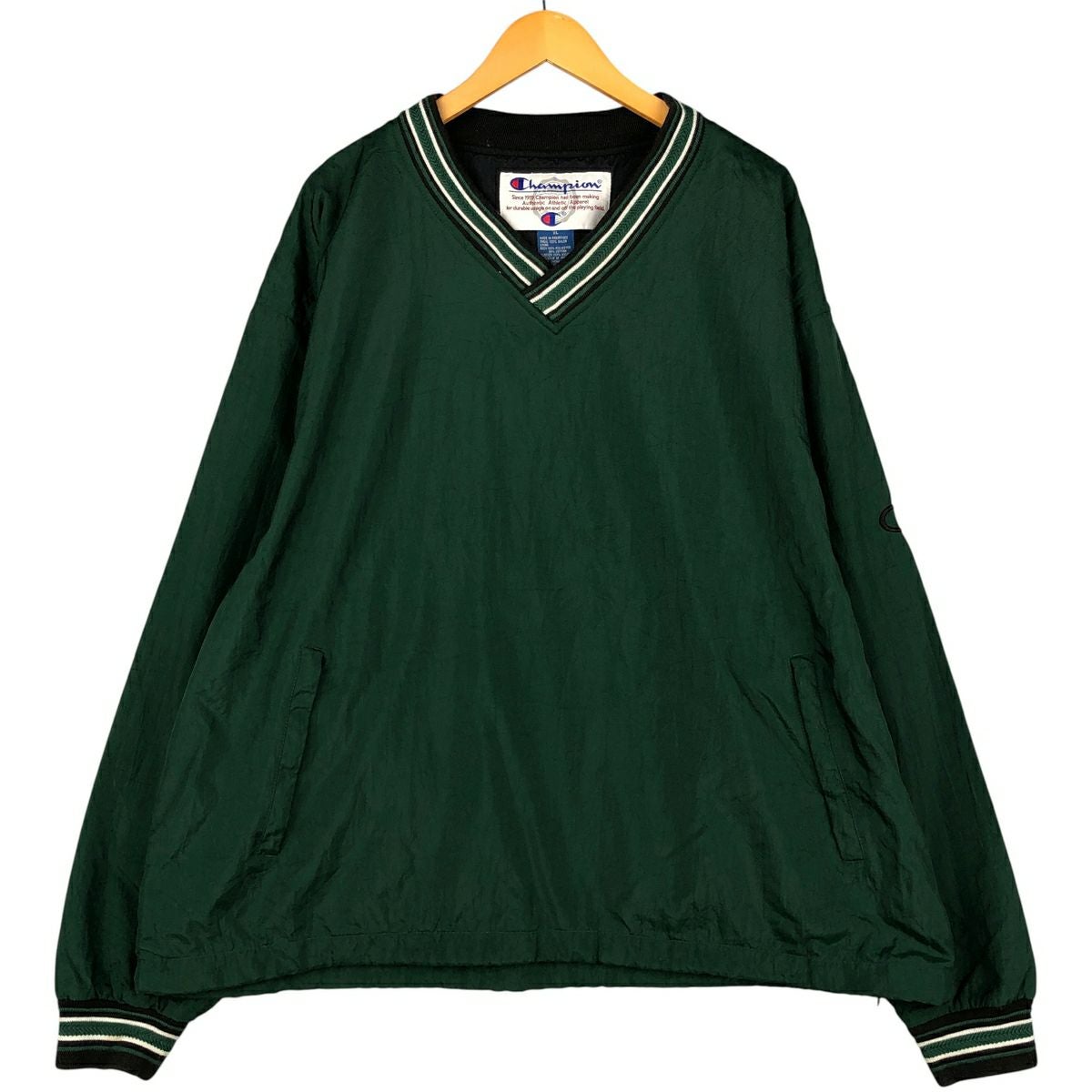 古着 70年代 チャンピオン Champion バータグ Vネック カレッジ