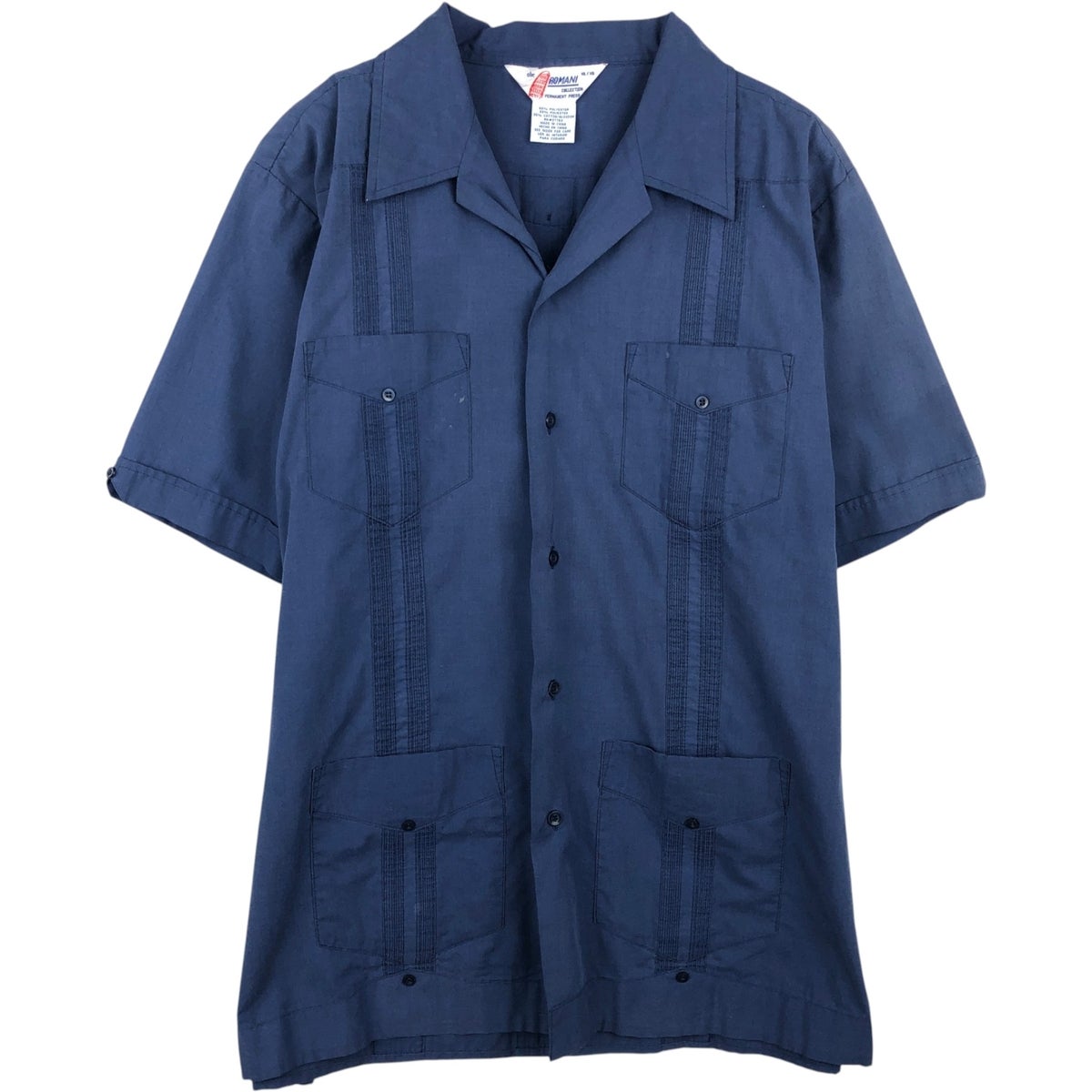 XL 古着 ヒルトン 半袖 ボウリング シャツ メンズ 00年代 グリーン 古着 90年代 ヒルトン HILTON オープンカラー 半袖 ボウリングシャツ