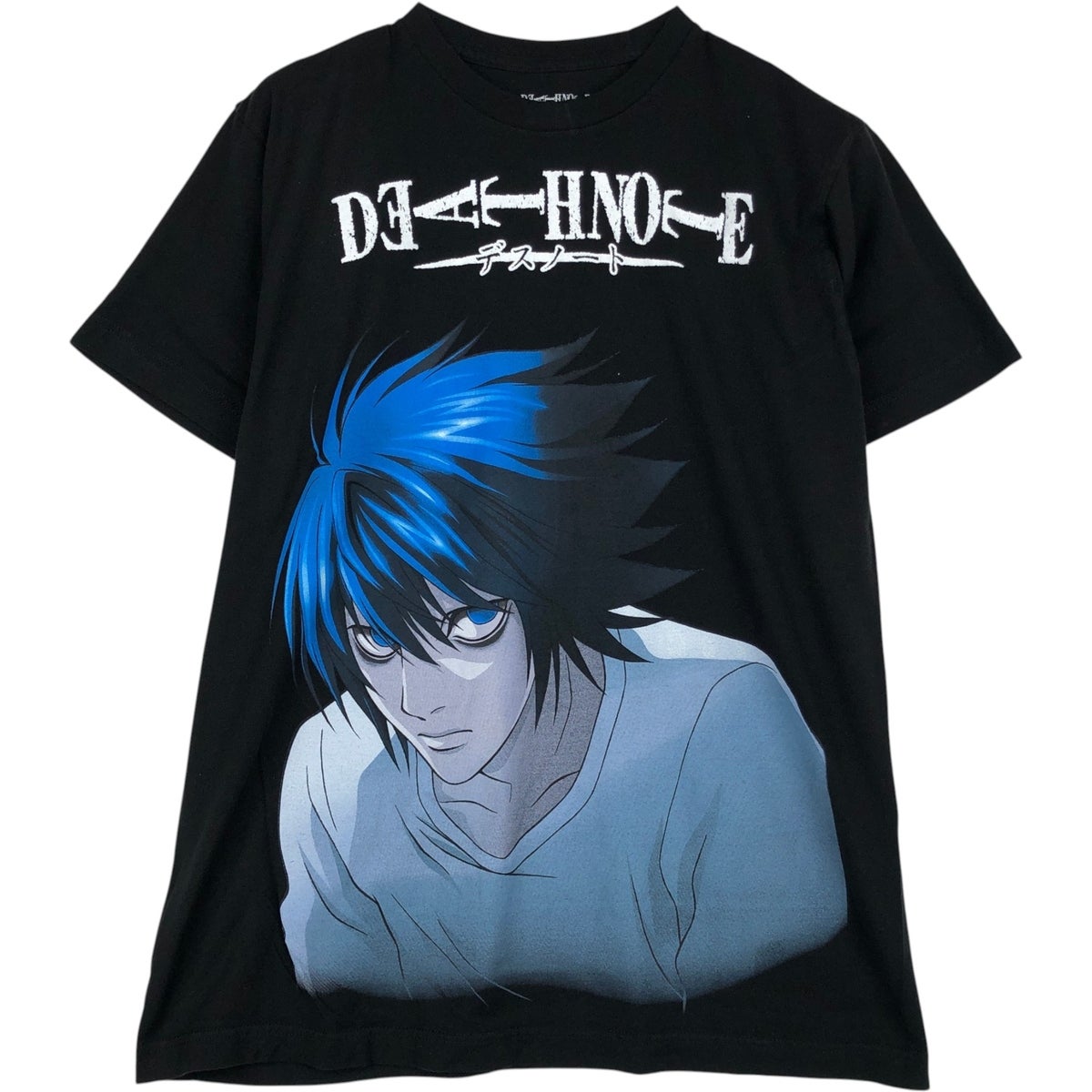 【Special！】DEATH NOTE Tシャツ 大判プリント 古着 DEATH NOTE デスノート L 大判プリント アニメ キャラクター