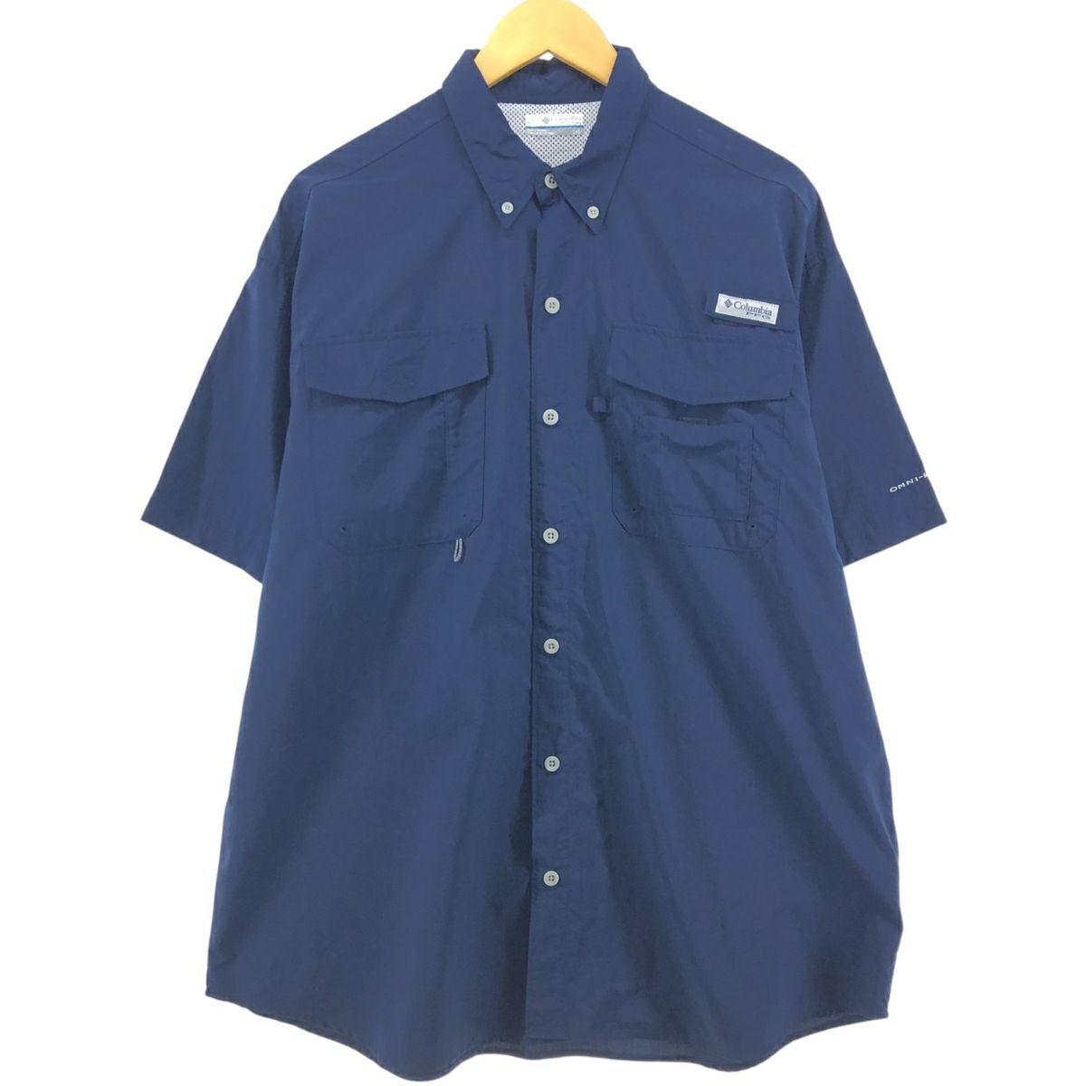 古着 コロンビア Columbia PFG OMNI-SHADE オムニシェイド ボタン
