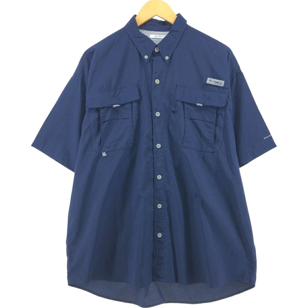 古着 コロンビア Columbia PFG OMNI-SHADE オムニシェイド ボタン