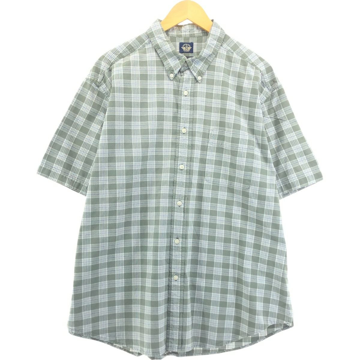 古着 ドッカーズ DOCKERS ボタンダウン 半袖 コットン ストライプシャツ メンズS相当/eaa619680 古着 ドッカーズ DOCKERS ボタンダウン 半袖 コットン ストライプ