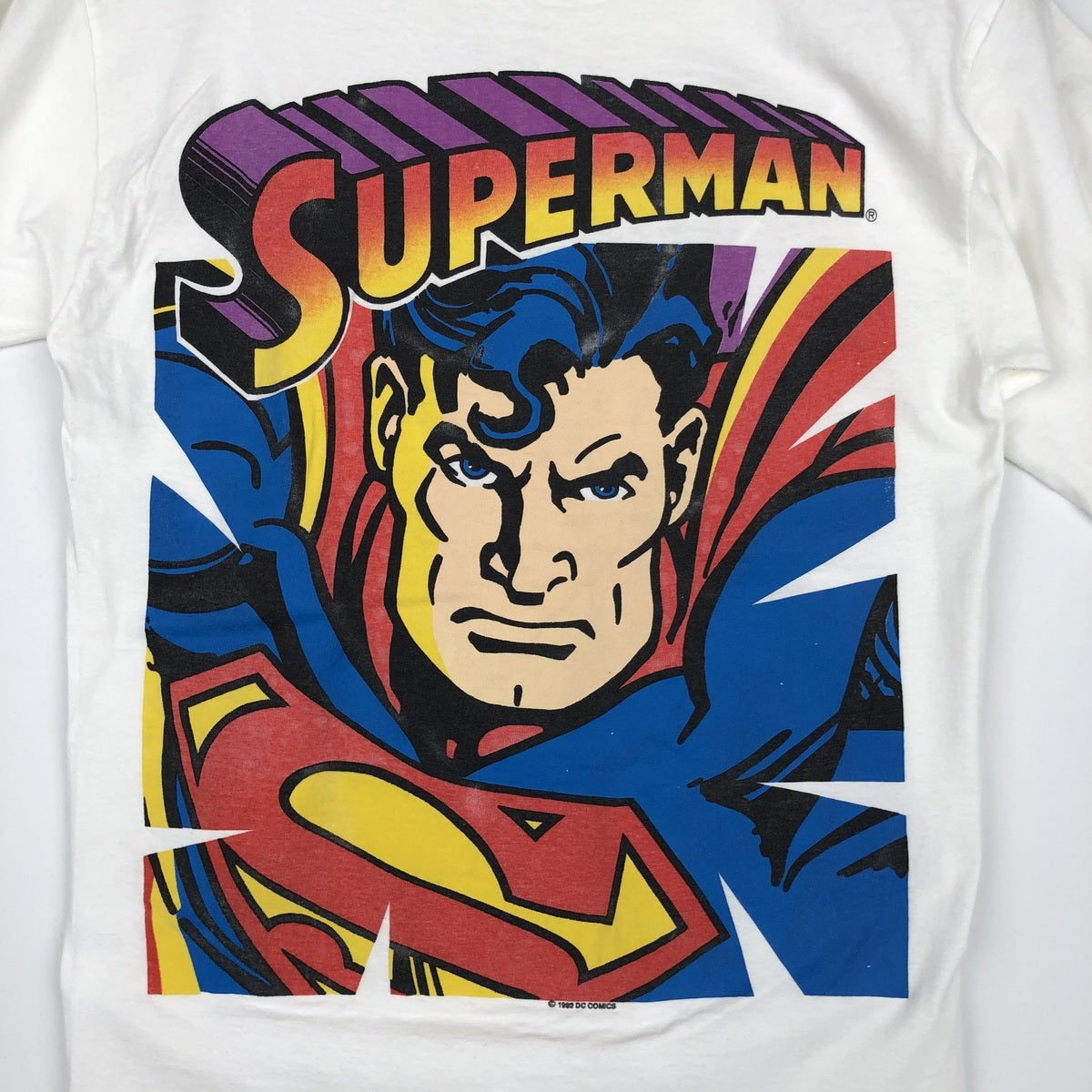 古着 90年代 TAG SUPERMAN スーパーマン キャラクタープリントTシャツ