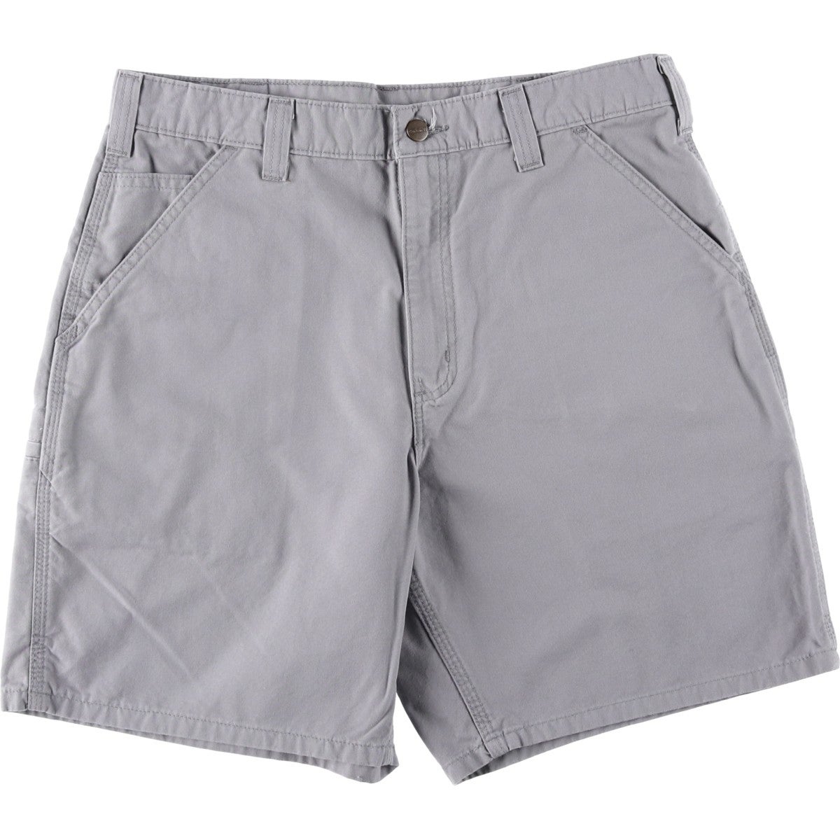 Carhartt ダック ペインター ショートパンツ グレー USA製 W34 古着 カーハート Carhartt ダック地ペインターショーツ ショートパンツ
