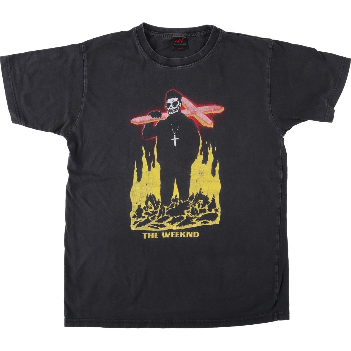 古着 XO The Weeknd ザウィークエンド バンドTシャツ バンT メンズL