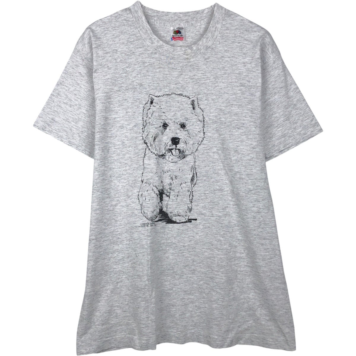 古着 90年代 フルーツオブザルーム FRUIT OF THE LOOM COCKER SPANIEL