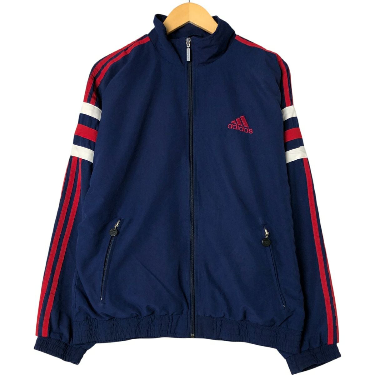 古着 90年代 アディダス adidas ウインドブレーカー メンズXL相当