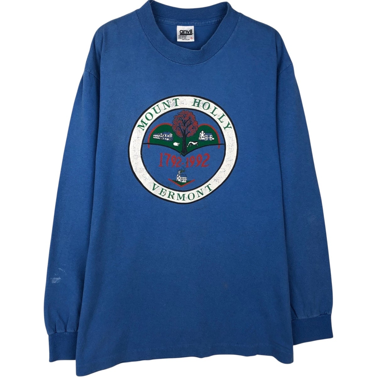 古着 90年代 アンビル Anvil ロングTシャツ ロンT USA製 メンズL相当