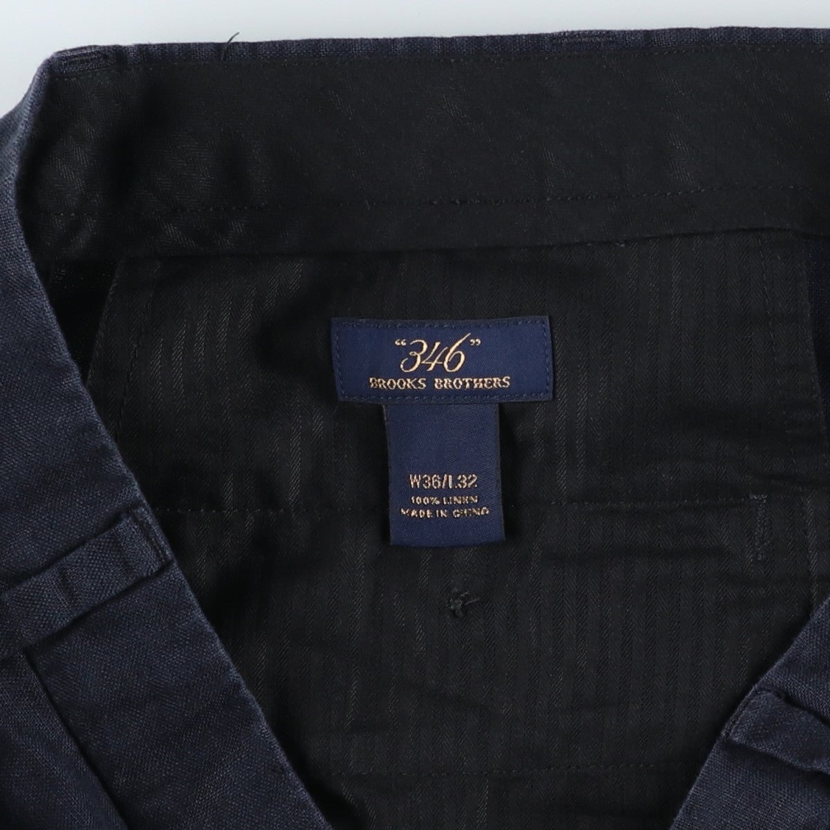 古着 ブルックスブラザーズ Brooks Brothers 346 ツータック リネン