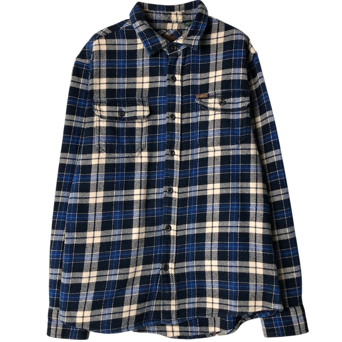 古着 オービス ORVIS オンブレチェック 長袖 フランネルチェックシャツ