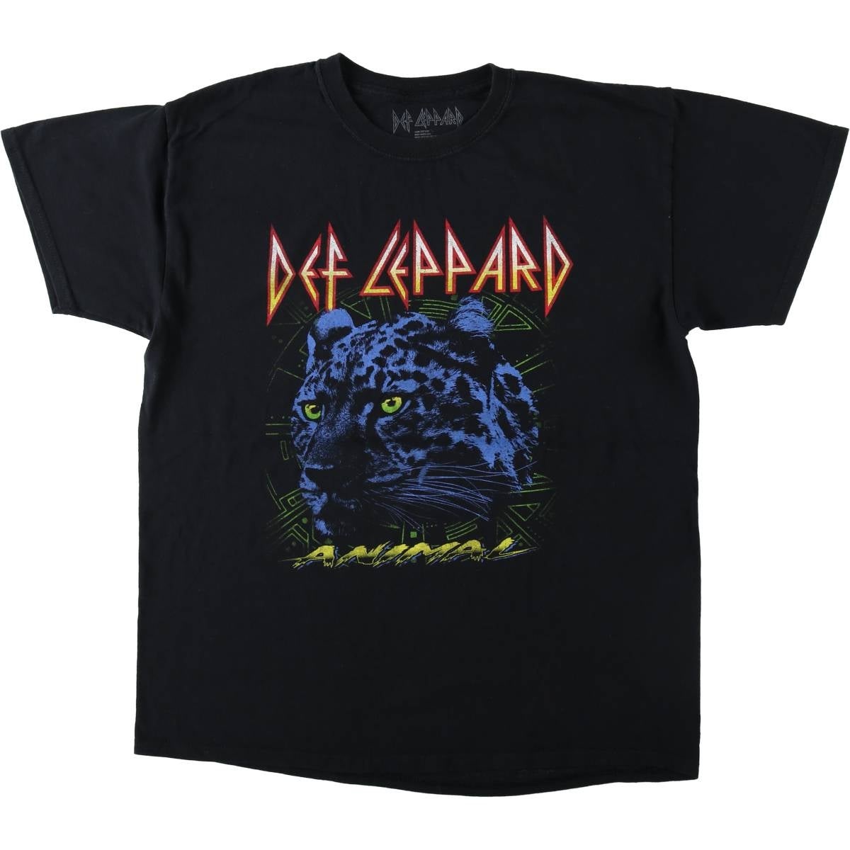 古着 DEF LEPPARD デフレパード レオパード柄 ヒョウ柄 バンドTシャツ