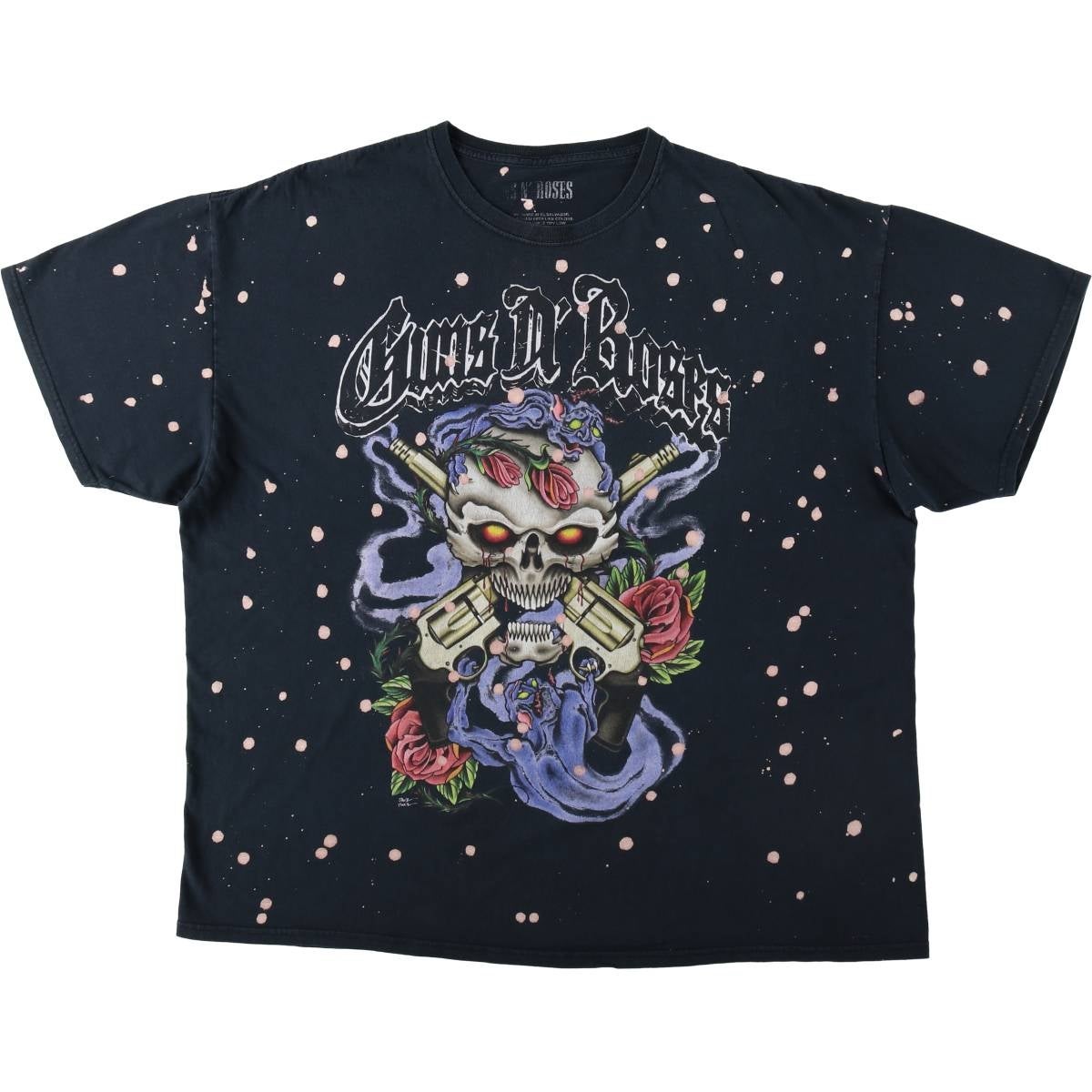 古着 GUNS N ROSES ガンズアンドローゼズ ドクロ柄 スカル柄 バンドT