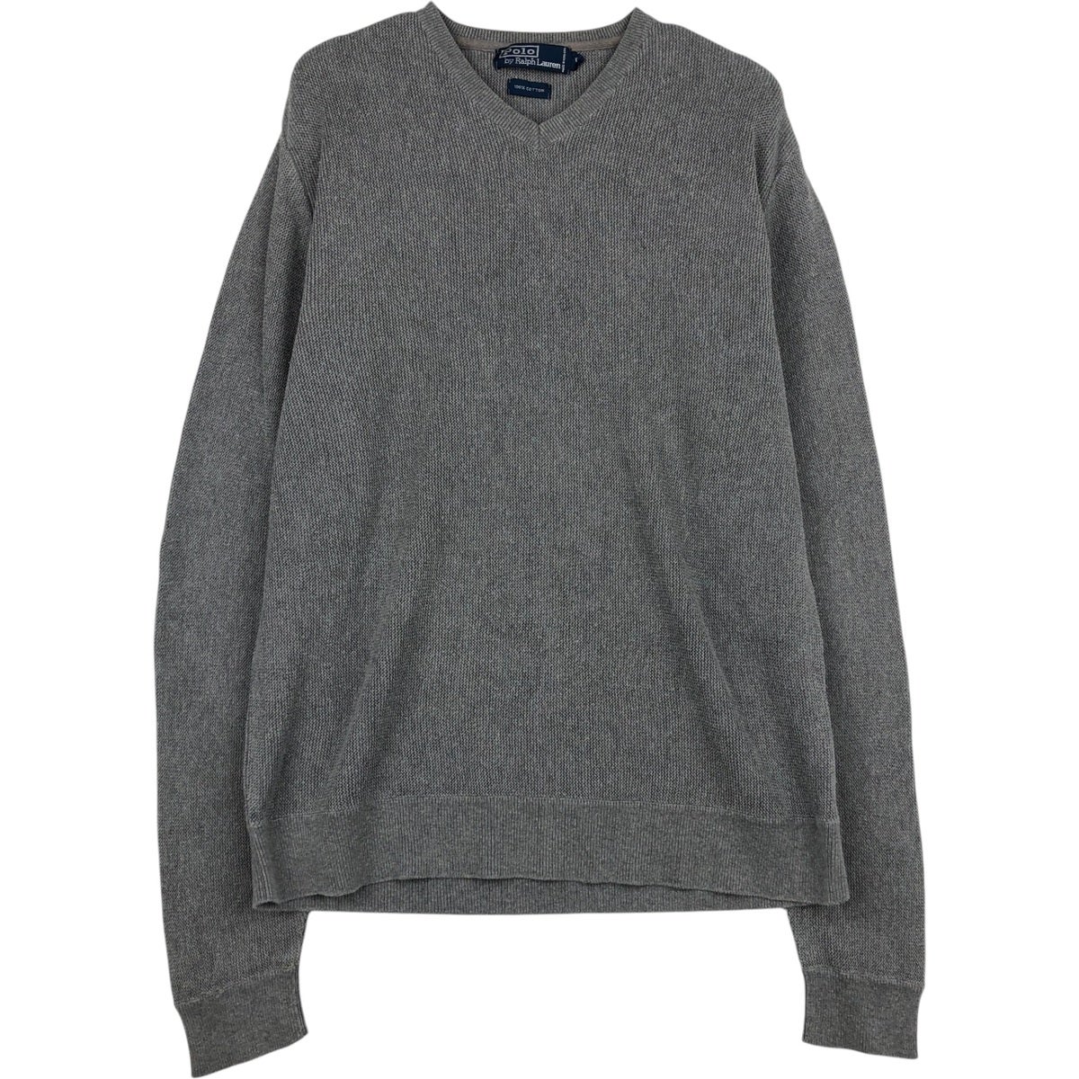 古着 ラルフローレン Ralph Lauren POLO by Ralph Lauren リブ編み V