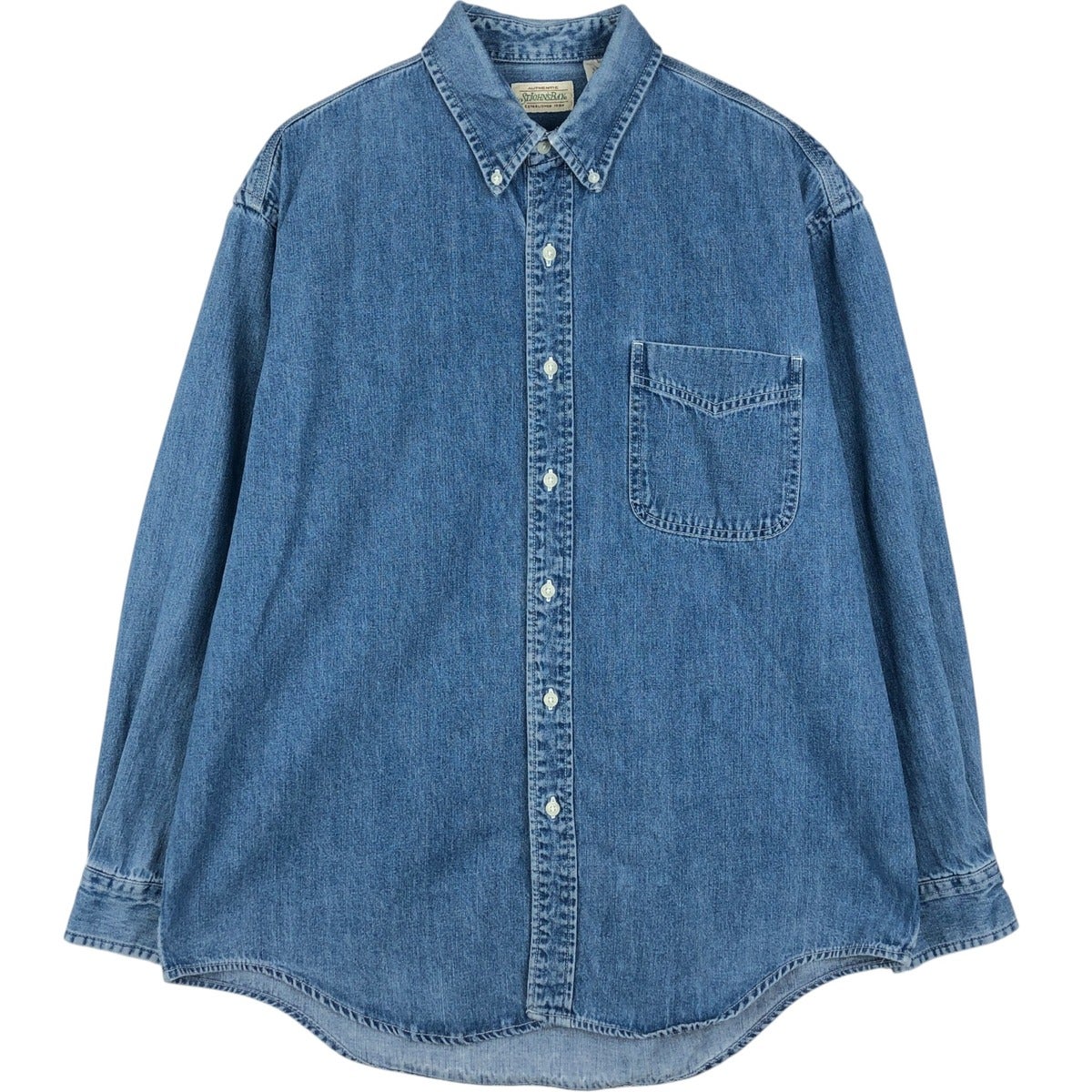 古着 90年代 セントジョンズベイ ST. JOHNS BAY AUTHENTIC 長袖 ボタン