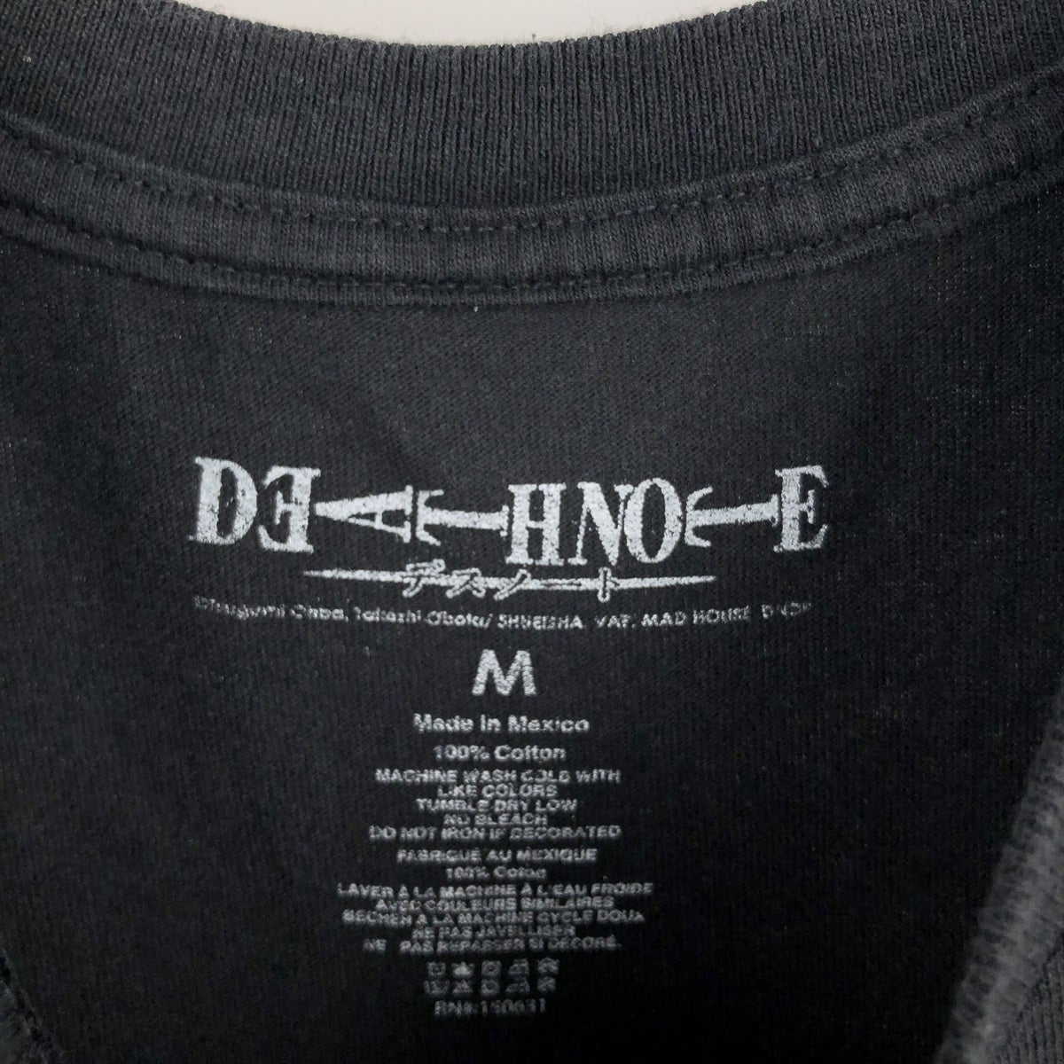 古着 DEATH NOTE デスノート 夜神月 アニメ キャラクタープリントT