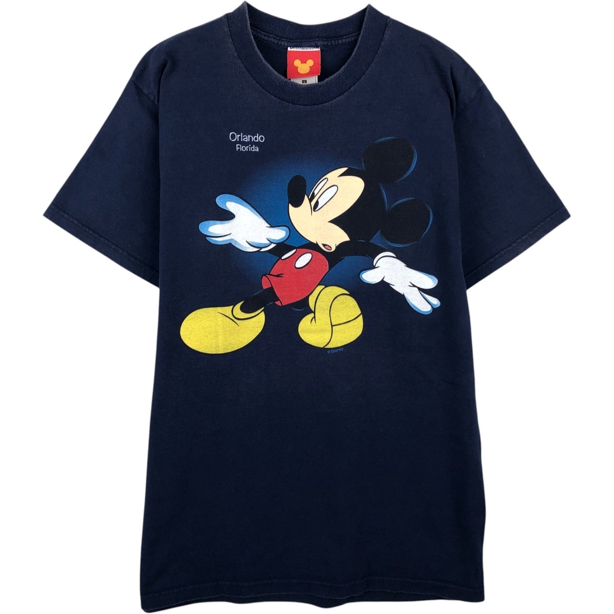 古着 MICKEY MOUSE ミッキーマウス キャラクタープリントTシャツ