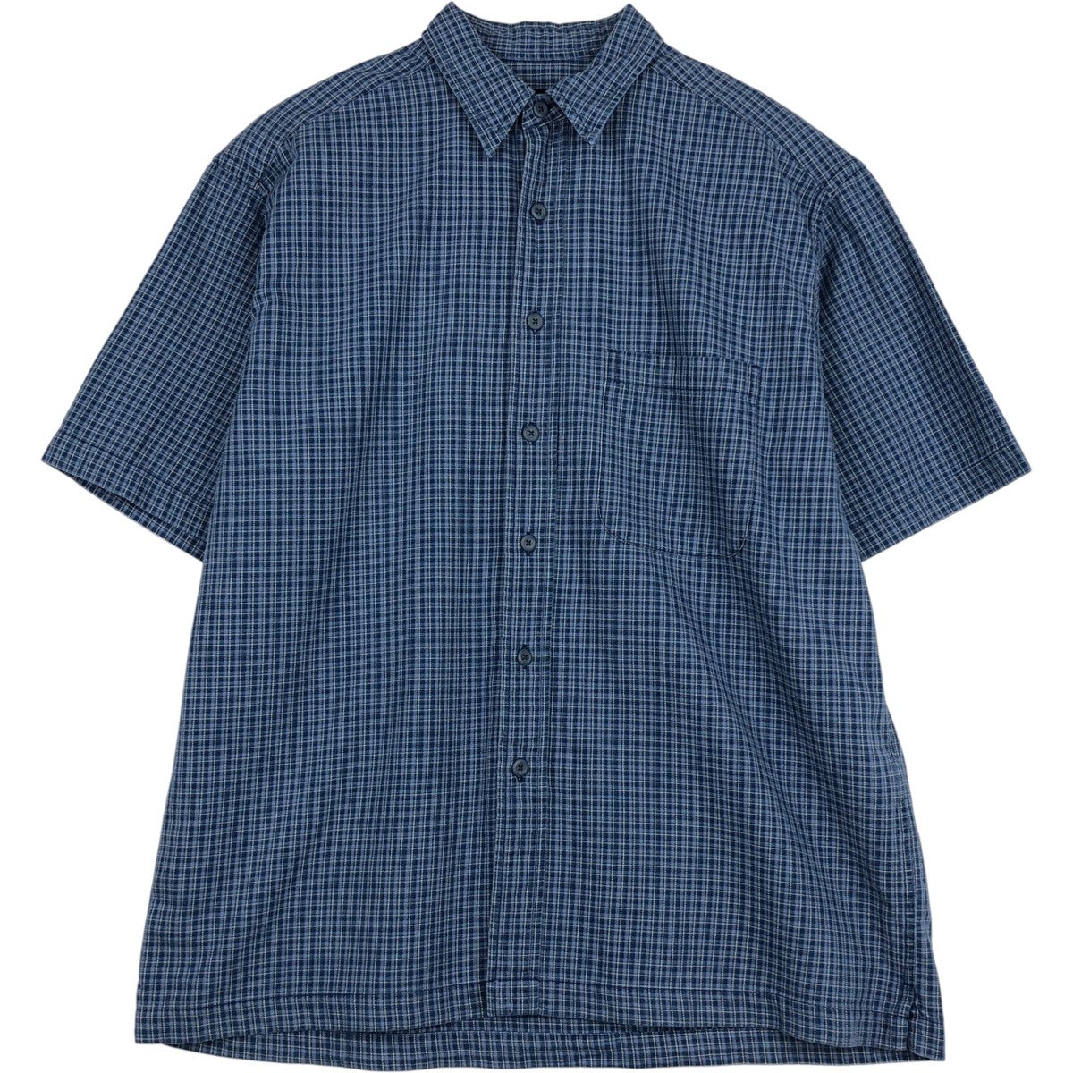 古着 ～00年代 エディーバウアー Eddie Bauer 総柄 半袖 コットン