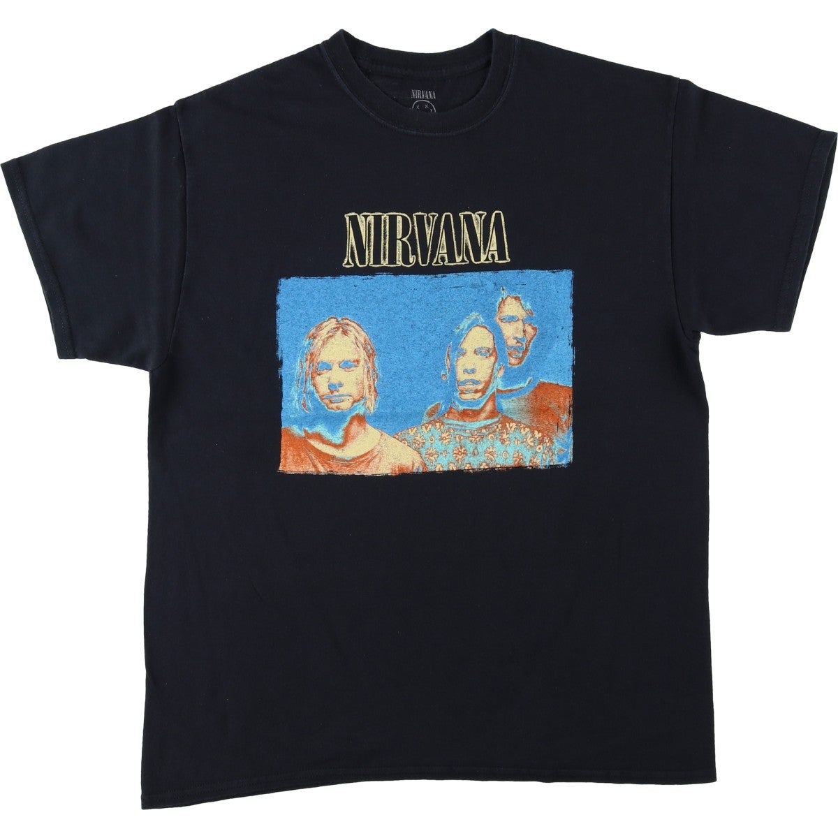 Nirvana ニルヴァーナ　バンドt 古着　ビンテージ　Tシャツ　m&o 00 古着 M&O Gold NIRVANA ニルヴァーナ バンドTシャツ バンT メンズM相当