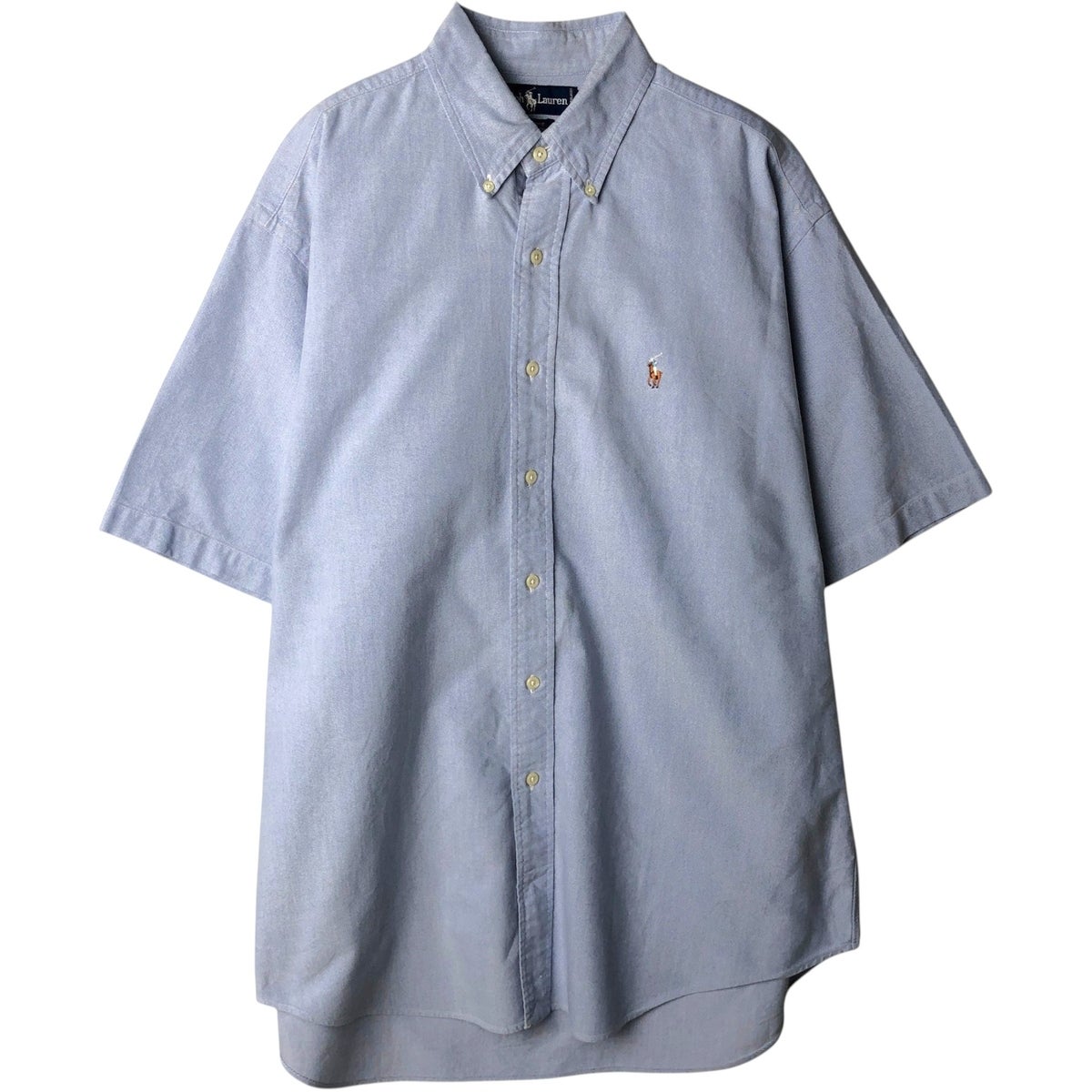 古着 ラルフローレン Ralph Lauren BLAIRE 半袖 ボタンダウンシャツ