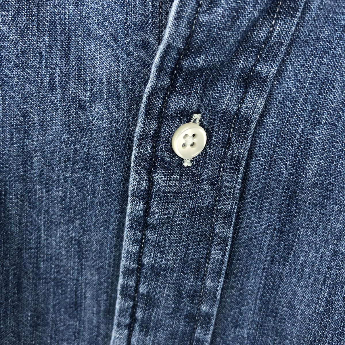 古着 ラルフローレン Ralph Lauren 長袖 ボタンダウンデニムシャツ