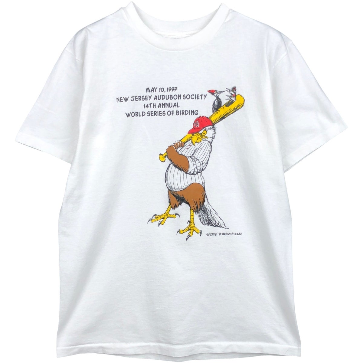 古着 90年代 アンビル Anvil プリントTシャツ USA製 メンズM相当