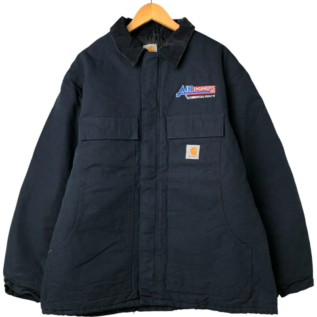 古着 カーハート Carhartt 中綿入り ダックベスト USA製 メンズS相当
