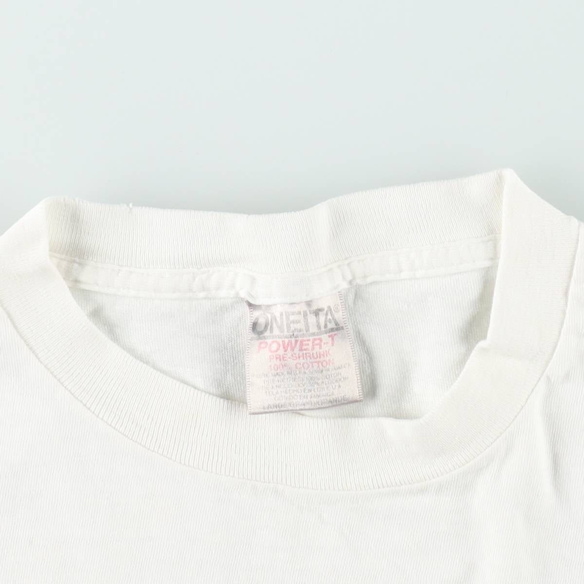 古着 90年代 オニータ ONEITA POWER-T ネコ柄 アニマルTシャツ USA製