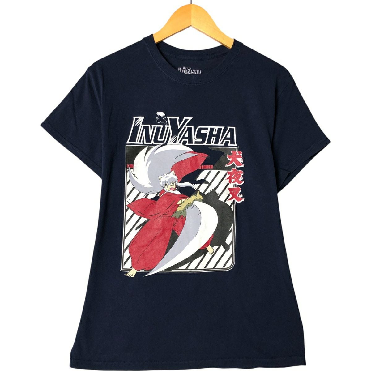 古着 INUYASHA 犬夜叉 殺生丸 アニメ キャラクタープリントTシャツ