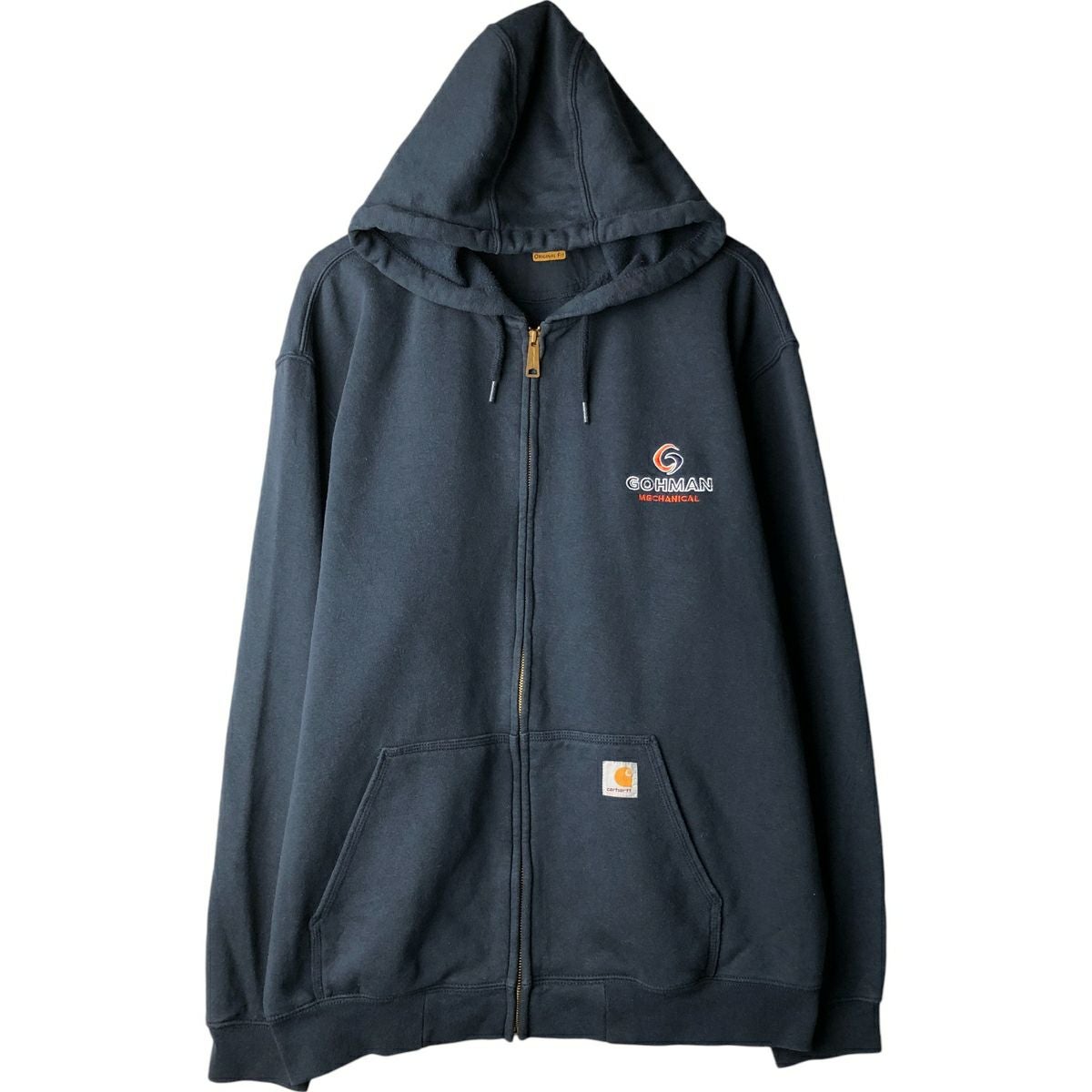 古着 カーハート Carhartt ORIGINAL FIT スウェットハーフジップ