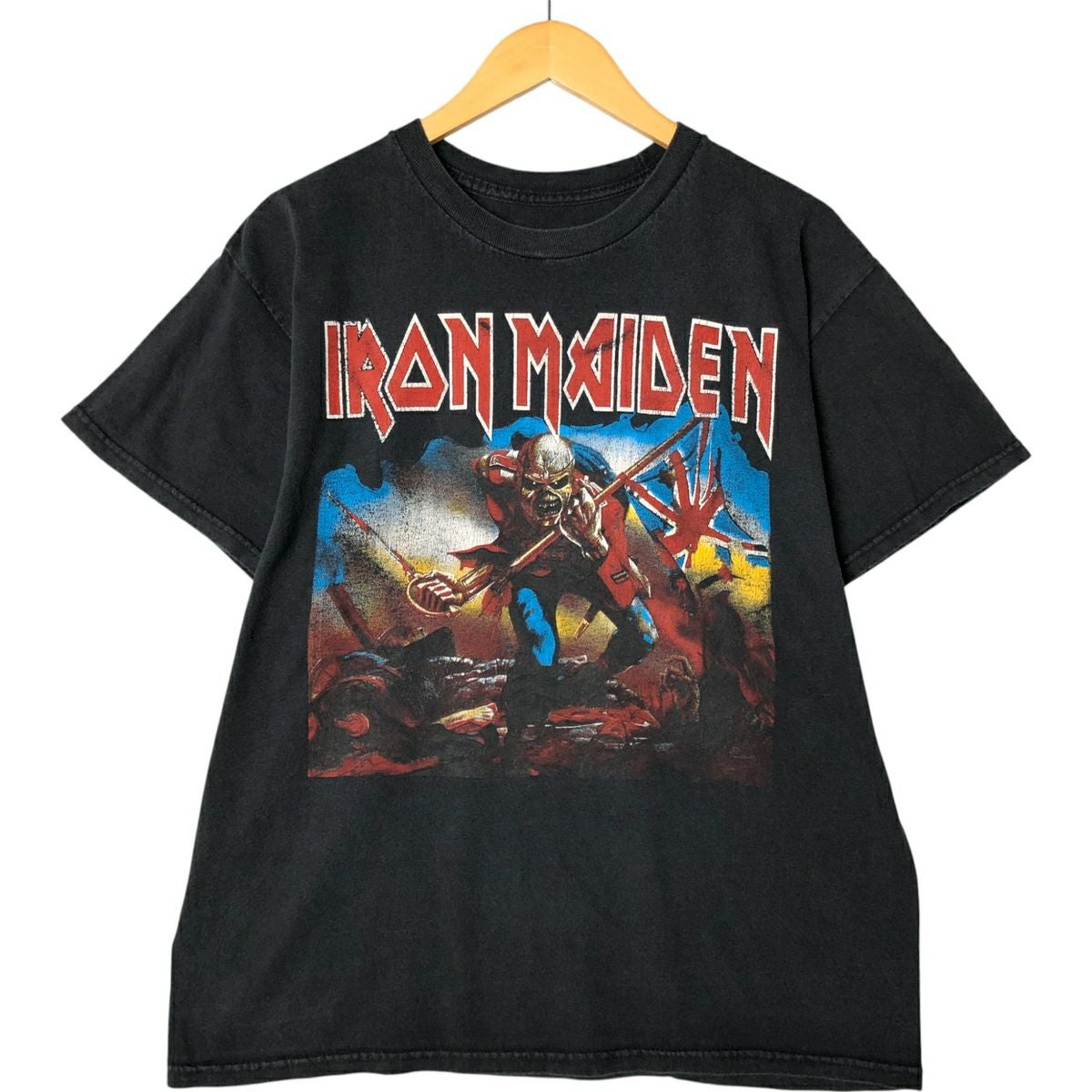 古着 IRON MAIDEN アイアンメイデン バンドTシャツ バンT メンズL相当