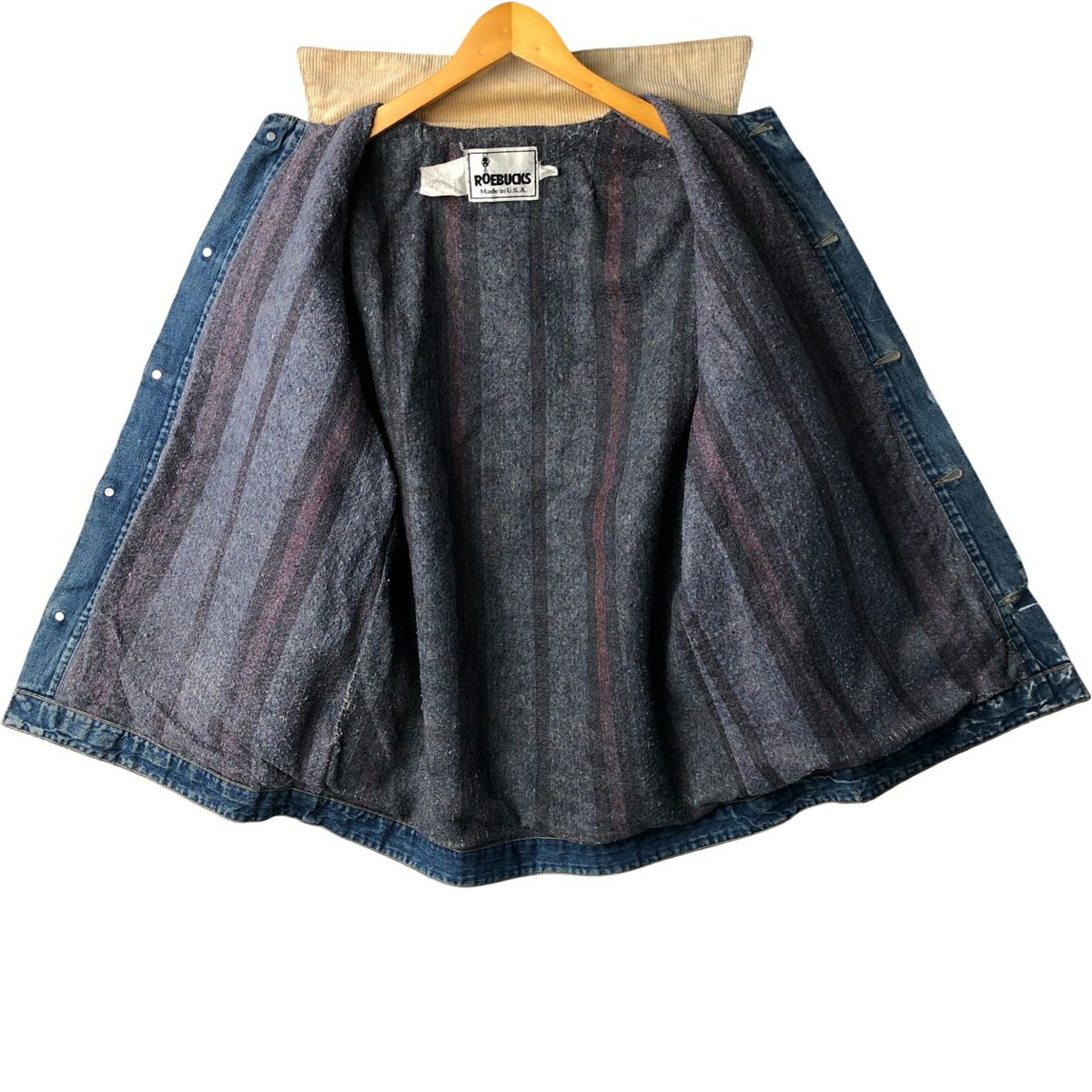 古着 80～90年代 ローバックス ROEBUCKS デニムカバーオール USA製