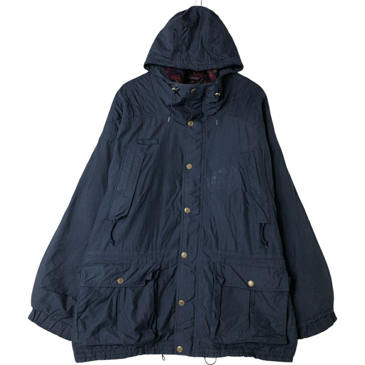 古着 90年代 コロンビア Columbia 白タグ アノラックパーカー メンズXL