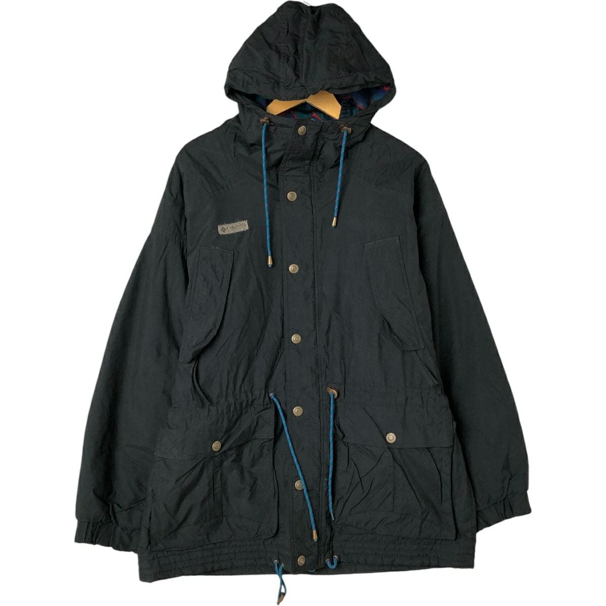 古着 90年代 コロンビア Columbia 白タグ アノラックパーカー メンズXL
