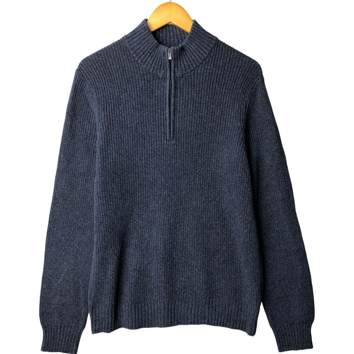 古着 カルバンクライン Calvin klein コットンニットハーフジップ