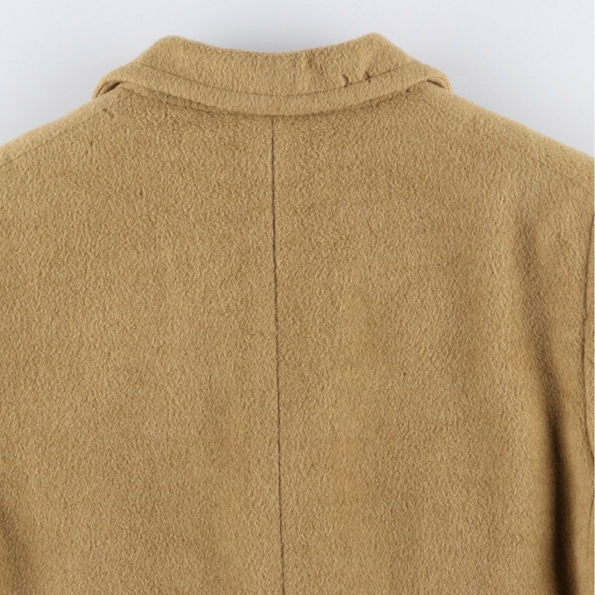 古着 プラダ PRADA キャメルヘア チェスターコート イタリア製 メンズM