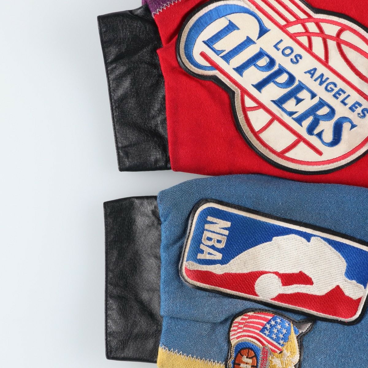 古着 ビッグサイズ 90年代 JEFF HAMILTON NBA チームワッペン 中綿入り