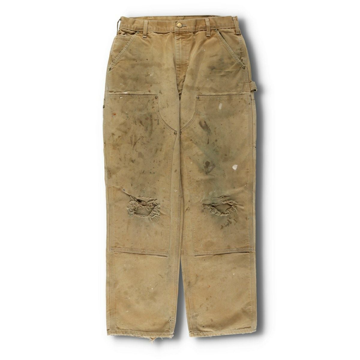 古着 カーハート Carhartt ペイント ダブルニー ダックペインター