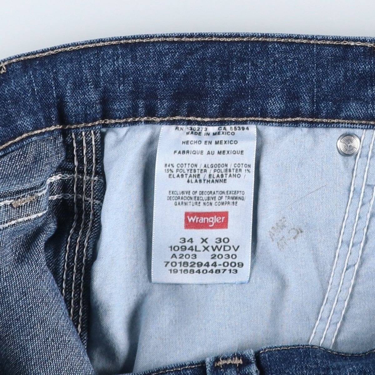 古着 ラングラー Wrangler デニムペインターパンツ メンズw34相当/rab181045 古着 ラングラー Wrangler デニムペインターパンツ メンズw34相当