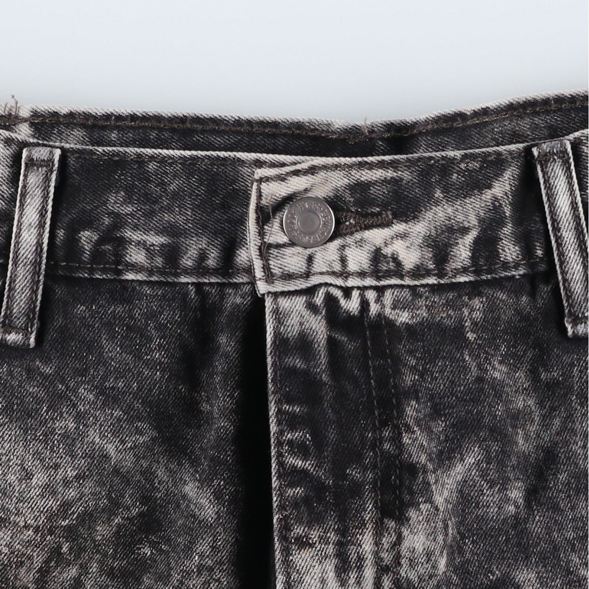 古着 ビッグサイズ リーバイス Levis 569 ケミカルウォッシュ ブラック